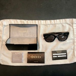 New Gucci GG 3748/S YU8/CO Cat Eye Sunglasses